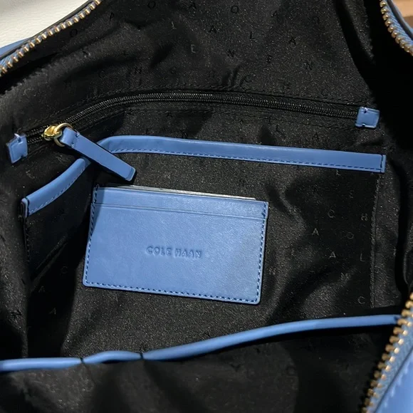 Cole Haan pastel blue hobo leather - Picture 5 of 6